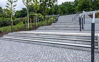 Ronnebypromenade am Schiffsanleger Wannsee